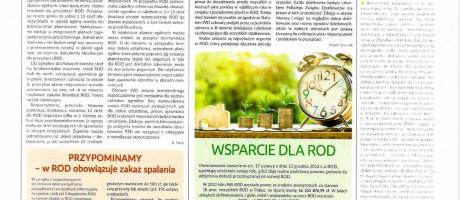 Informator "działkowca" styczeń/kwiecień 2024 r.