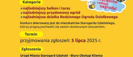Zielony Starogard 2025. Zapraszamy do udziału w konkursie